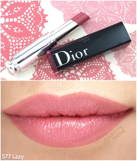 dior addict lacquer stick 577 lazy|dior addict lipstick swatches.